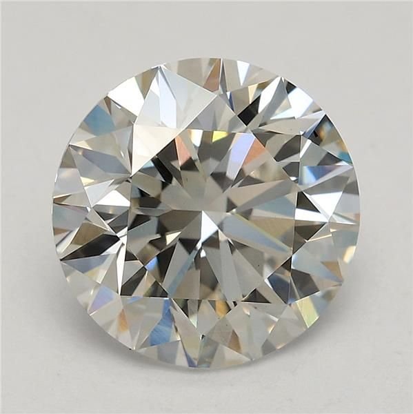 2.84ct H VS1 Excellent Cut Round Lab Grown Diamond