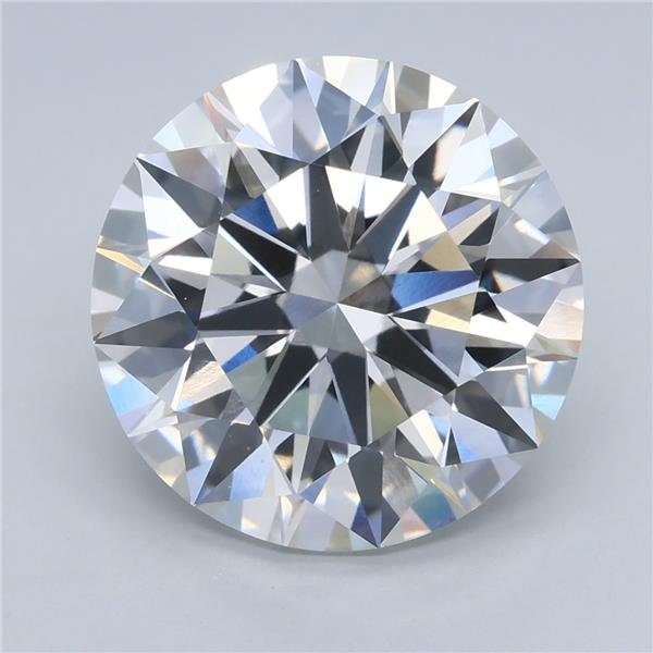 5.42ct F VS1 Rare Carat Ideal Cut Round Lab Grown Diamond
