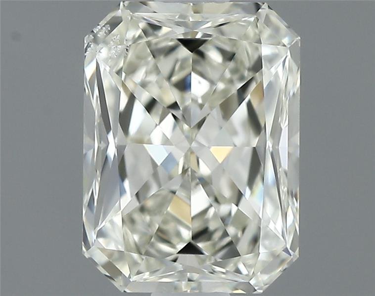 1.01ct K SI2 Rare Carat Ideal Cut Radiant Diamond