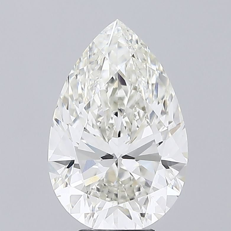 7.09ct H VS1 Rare Carat Ideal Cut Pear Lab Grown Diamond