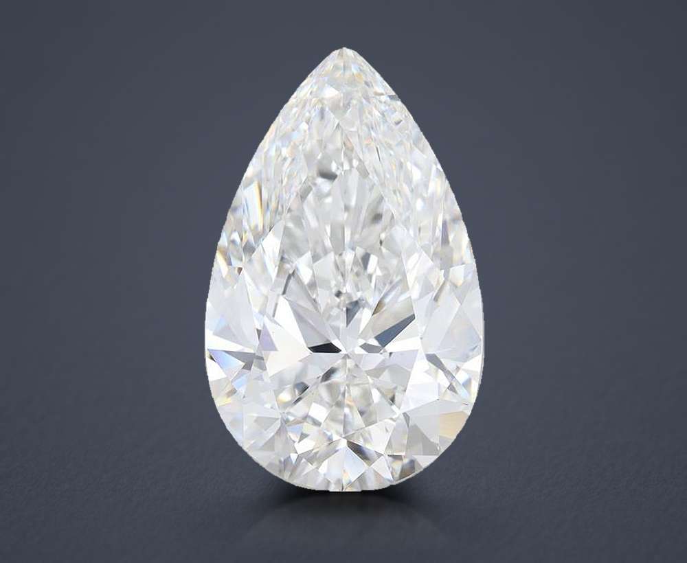 11.09 Carat Pear Lab Diamond