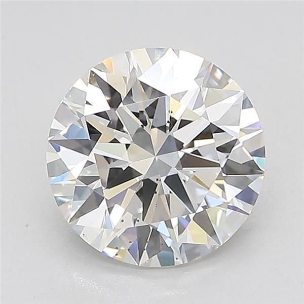 2.01ct E VS2 Excellent Cut Round Lab Grown Diamond