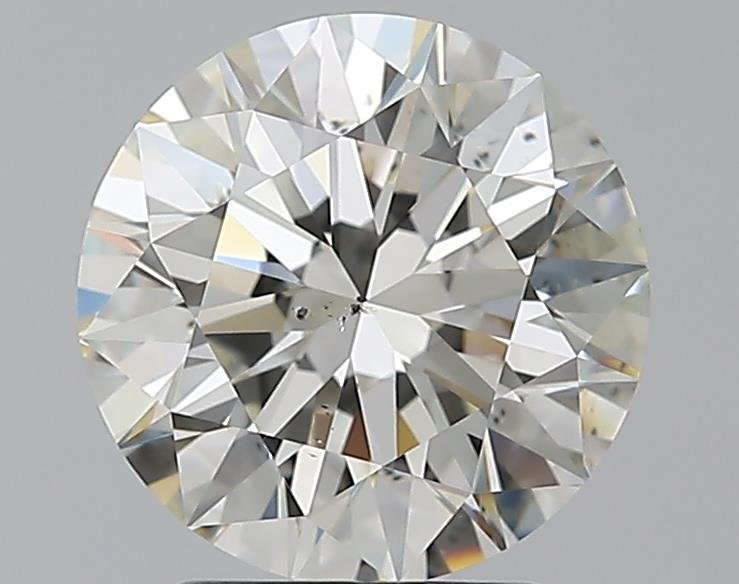 2.50ct K SI1 Rare Carat Ideal Cut Round Diamond