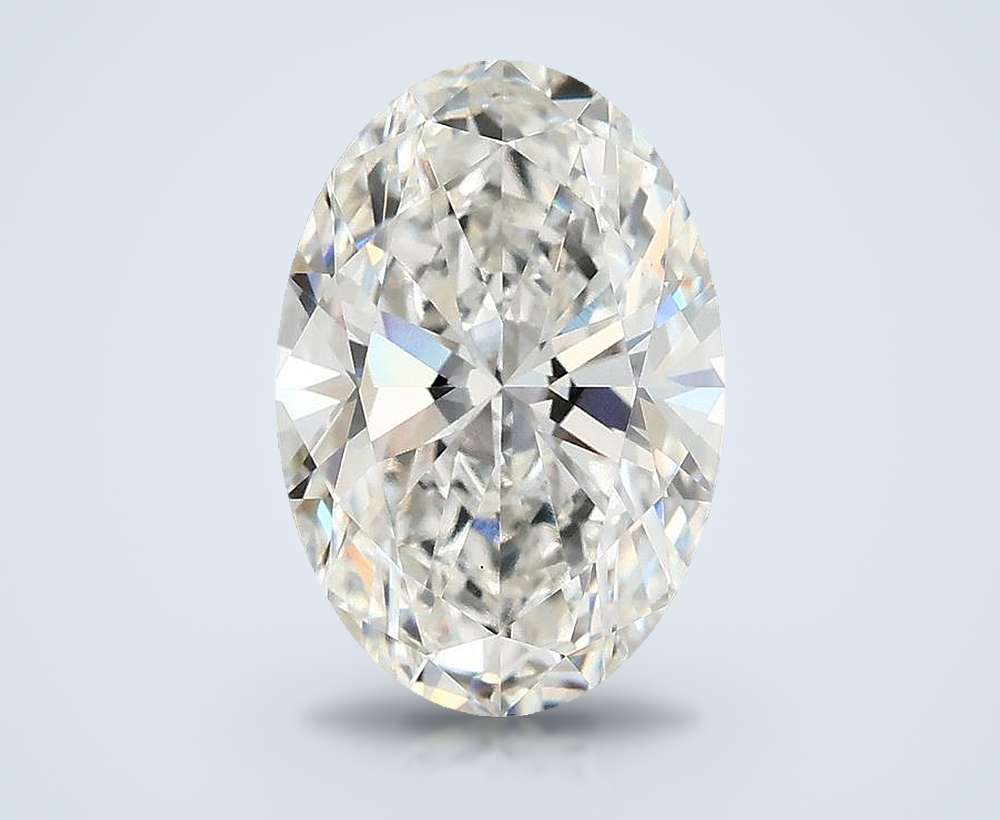 3.76 Carat Oval Lab Diamond