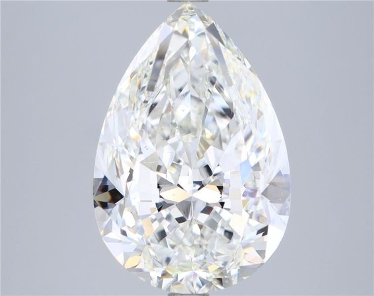 4.03ct H SI1 Very Good Cut Pear Diamond