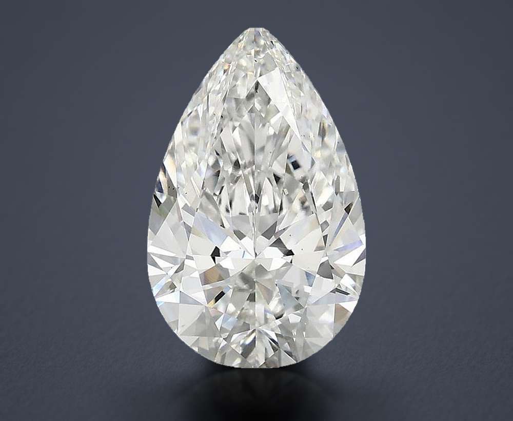 2.90 Carat Pear Lab Diamond