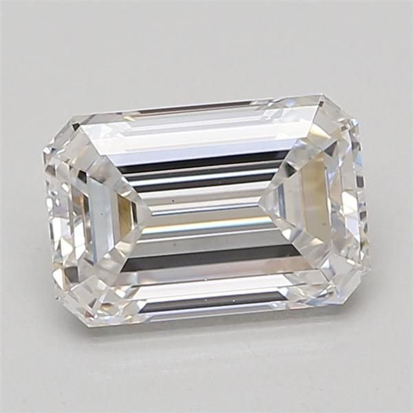 2.37ct E VS1 Excellent Cut Emerald Lab Grown Diamond