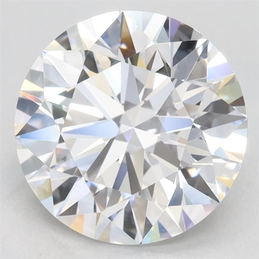 3.29ct D VVS1 Rare Carat Ideal Cut Round Lab Grown Diamond