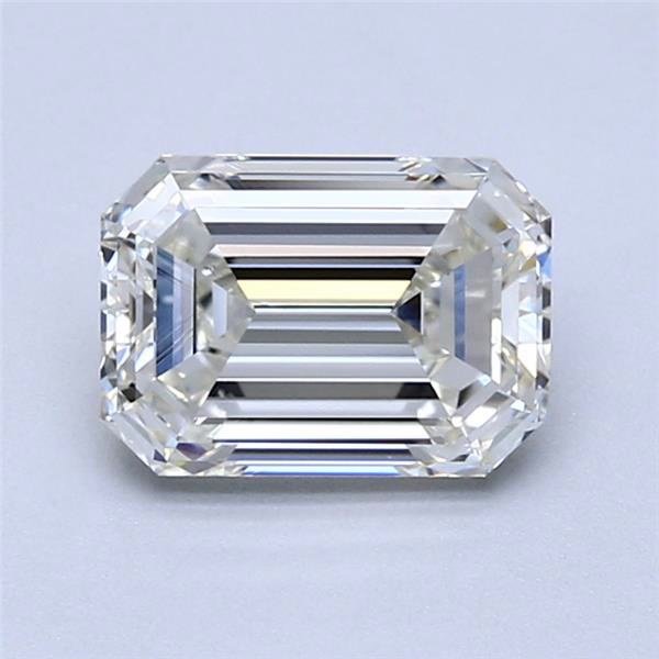 1.51ct J VS2 Rare Carat Ideal Cut Emerald Diamond