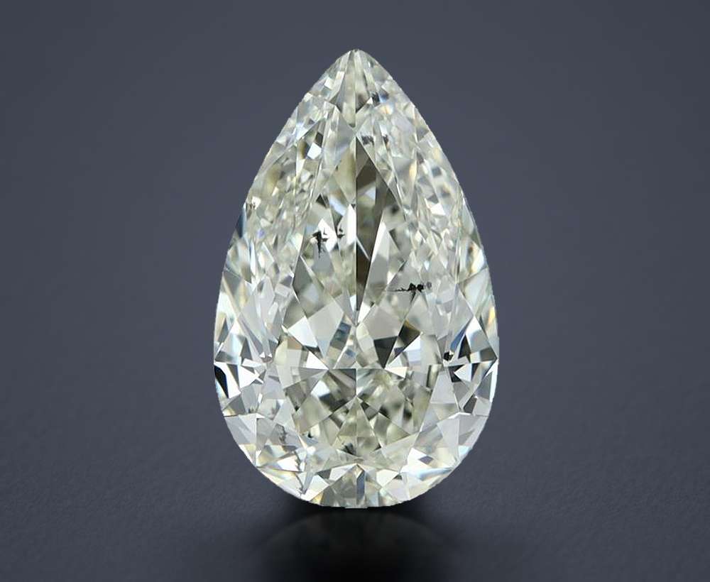 1.71 Carat Pear Natural Diamond