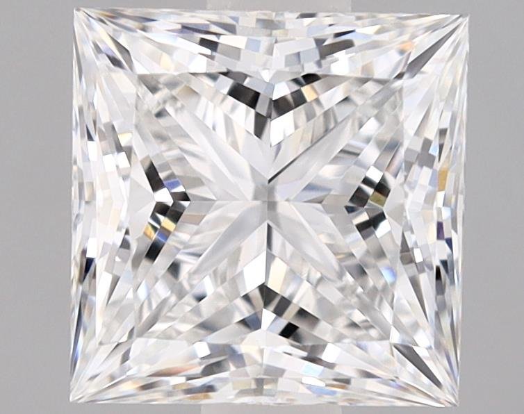 1.11ct E VVS2 Rare Carat Ideal Cut Princess Lab Grown Diamond