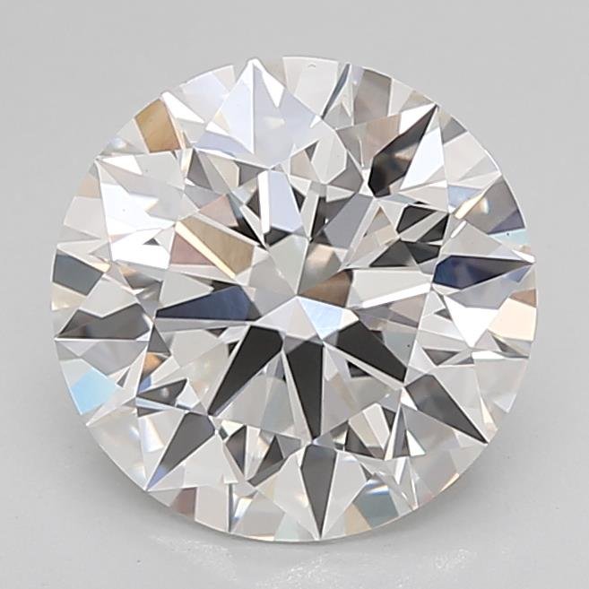 3.26ct F VVS2 Rare Carat Ideal Cut Round Lab Grown Diamond