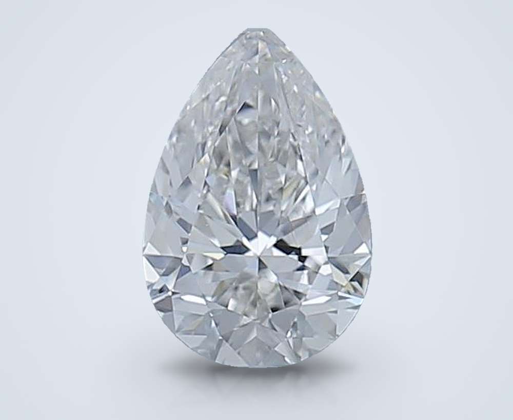 0.60 Carat Pear Natural Diamond