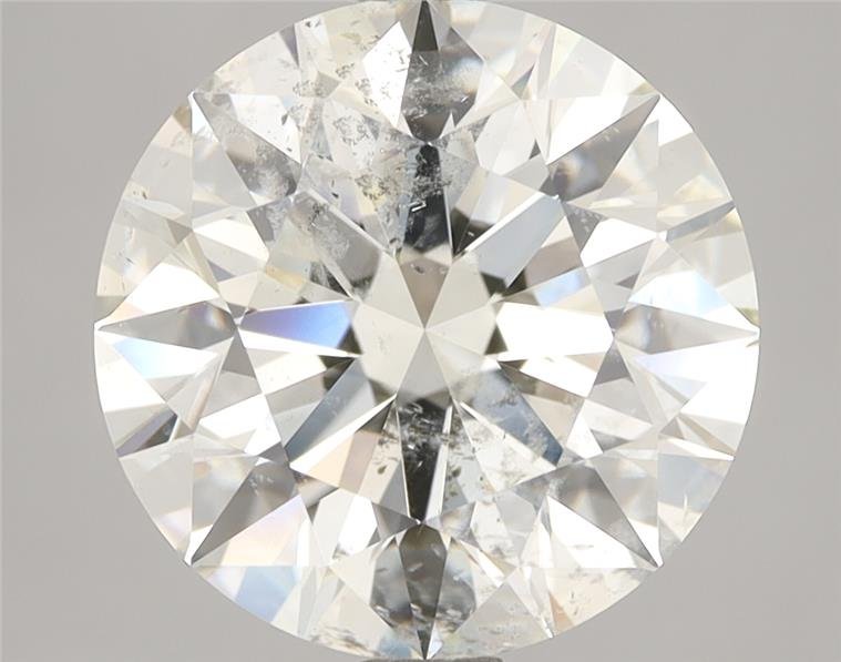 3.52ct J SI2 Rare Carat Ideal Cut Round Diamond