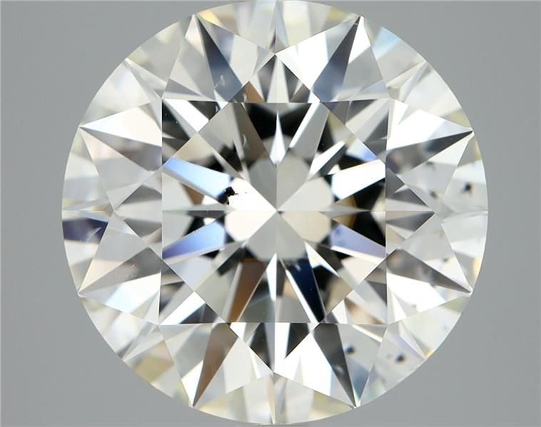 5.15ct J SI1 Rare Carat Ideal Cut Round Diamond