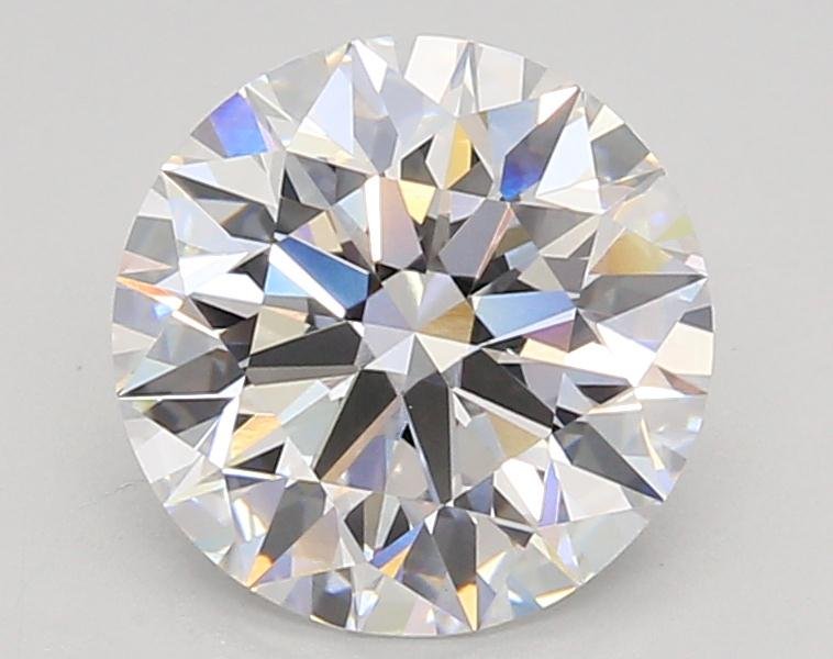 2.29ct D VVS2 Rare Carat Ideal Cut Round Lab Grown Diamond