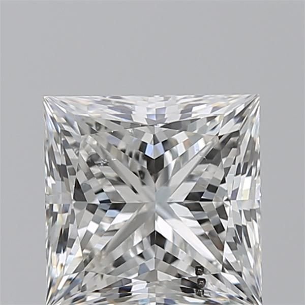 2.10ct G SI2 Rare Carat Ideal Cut Princess Diamond