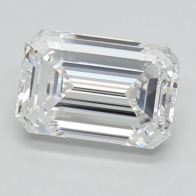 1.49ct E VS1 Rare Carat Ideal Cut Emerald Lab Grown Diamond