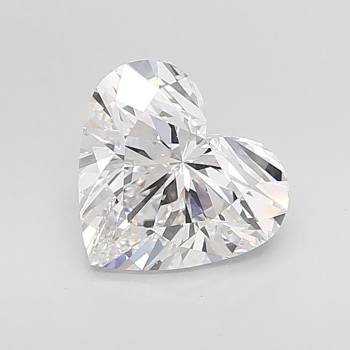 3.01ct D VS1 Rare Carat Ideal Cut Heart Lab Grown Diamond