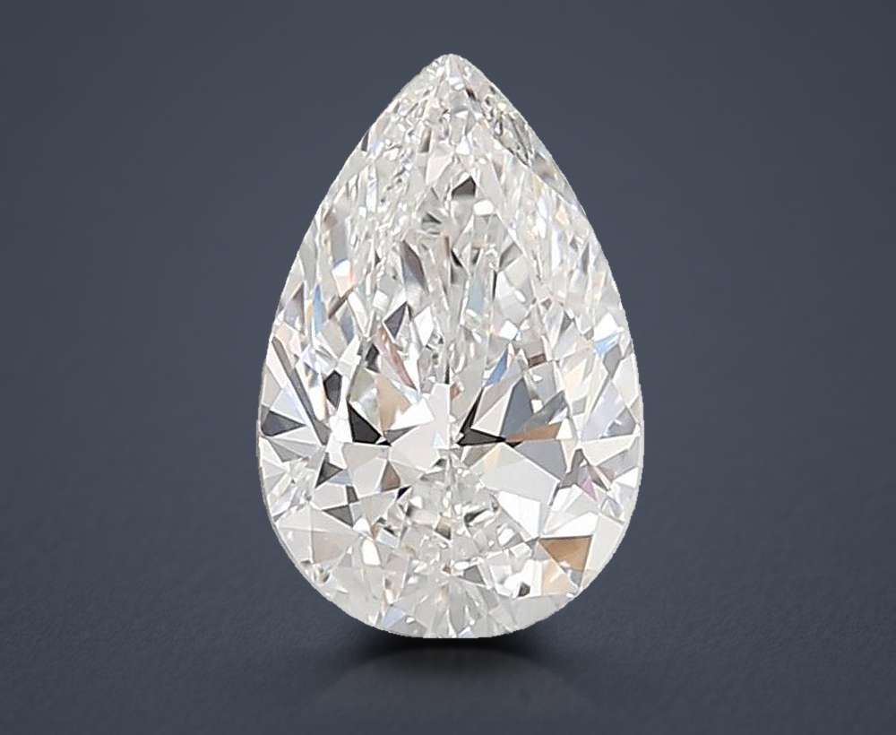 4.00 Carat Pear Lab Diamond