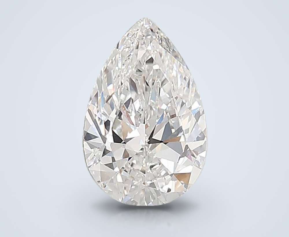 4.00 Carat Pear Lab Diamond