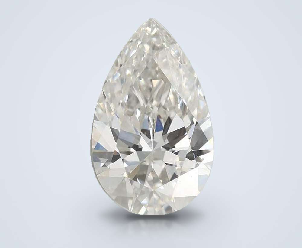 4.09 Carat Pear Lab Diamond