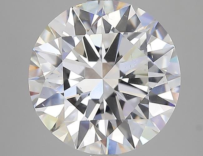 5.00ct F SI1 Excellent Cut Round Lab Grown Diamond