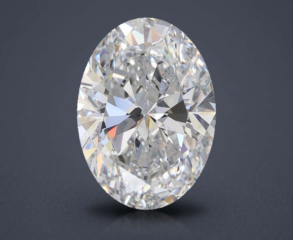 2.44 Carat Oval Lab Diamond