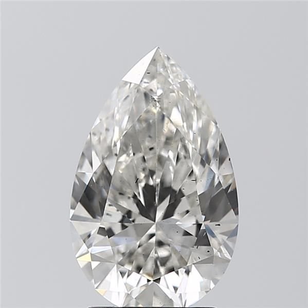 2.02ct H SI1 Rare Carat Ideal Cut Pear Lab Grown Diamond