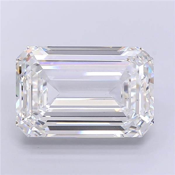 18.09ct F VS1 Rare Carat Ideal Cut Emerald Lab Grown Diamond