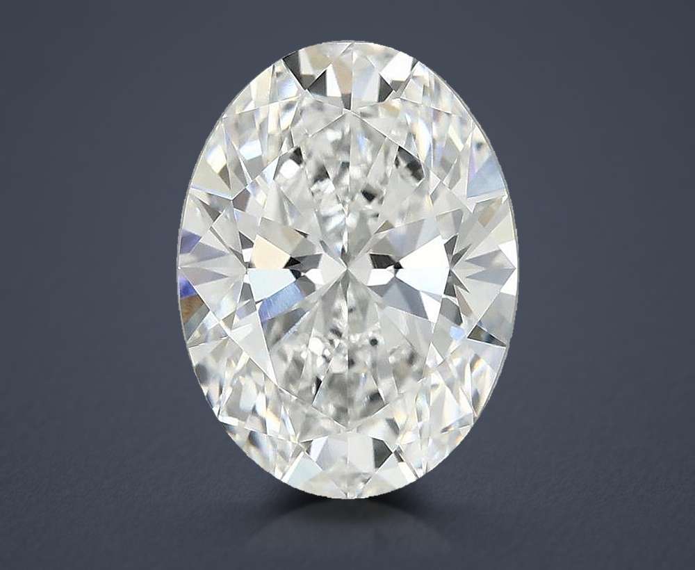 3.92 Carat Oval Lab Diamond