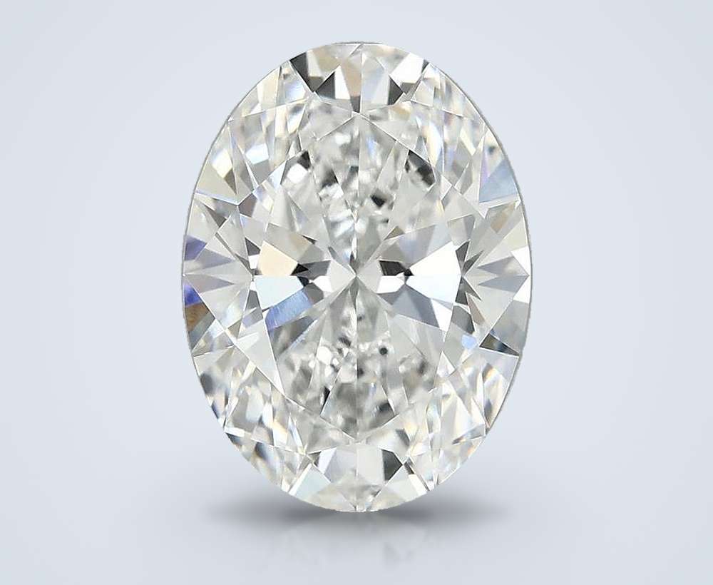 3.92 Carat Oval Lab Diamond