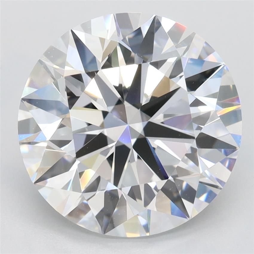 4.10ct D VVS1 Rare Carat Ideal Cut Round Lab Grown Diamond