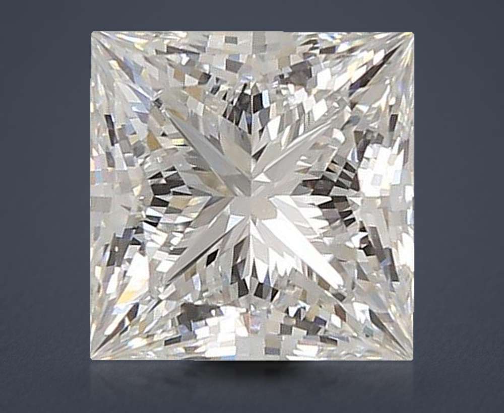 3.72 Carat Princess Lab Diamond
