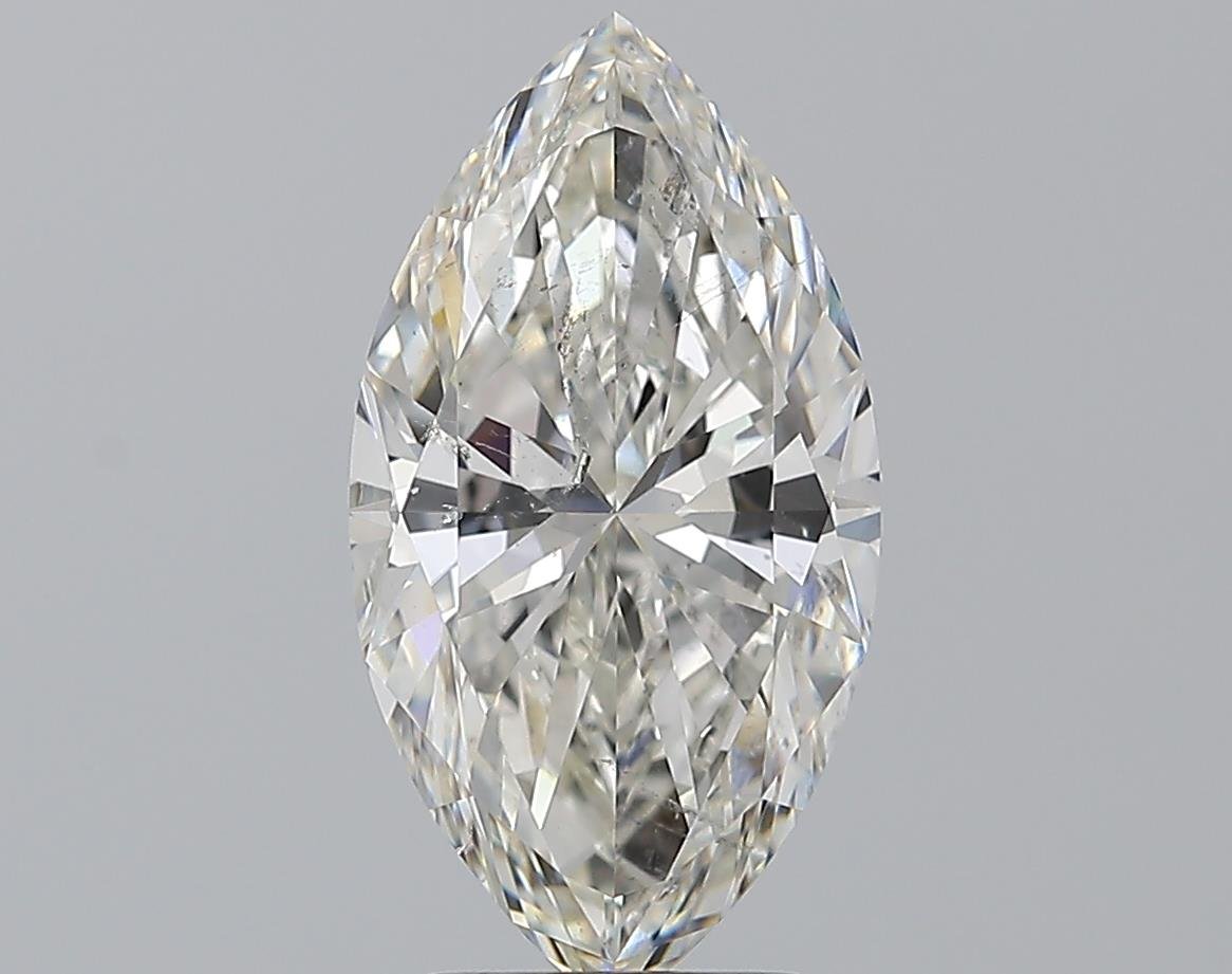 3.01ct H SI2 Rare Carat Ideal Cut Marquise Diamond