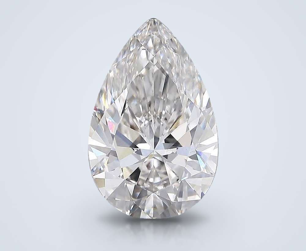4.57 Carat Pear Lab Diamond