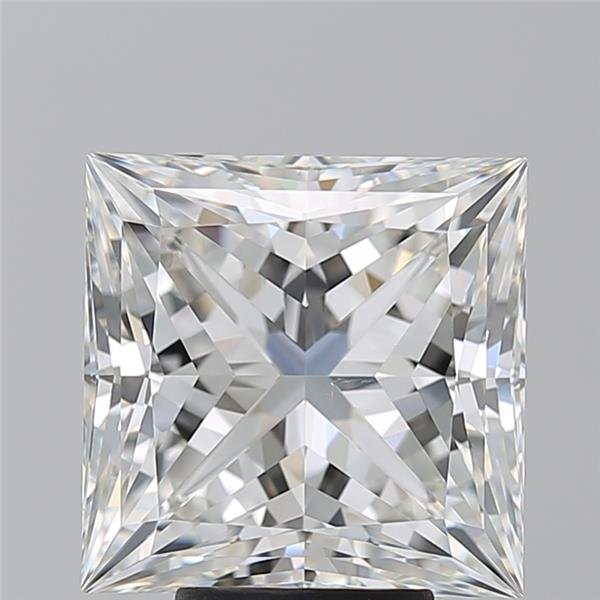 6.02ct H VS1 Rare Carat Ideal Cut Princess Diamond
