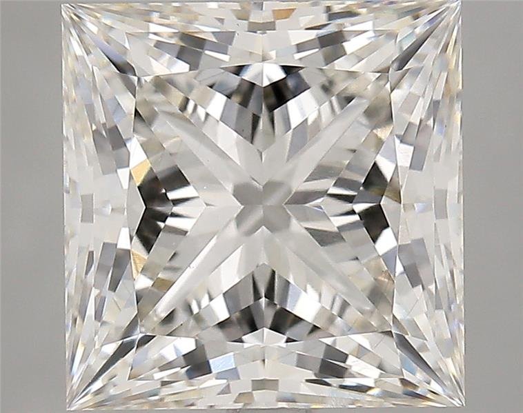 4.83ct H VS2 Rare Carat Ideal Cut Princess Lab Grown Diamond