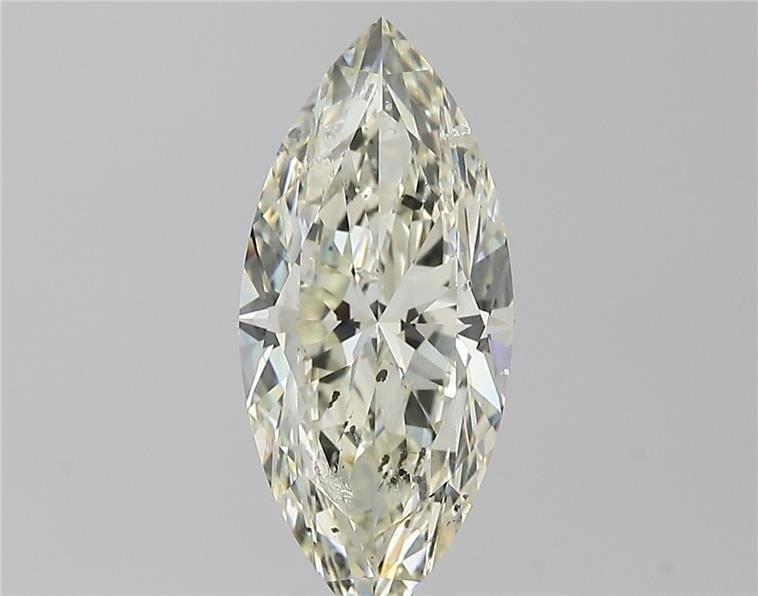 3.00ct I SI2 Rare Carat Ideal Cut Marquise Diamond