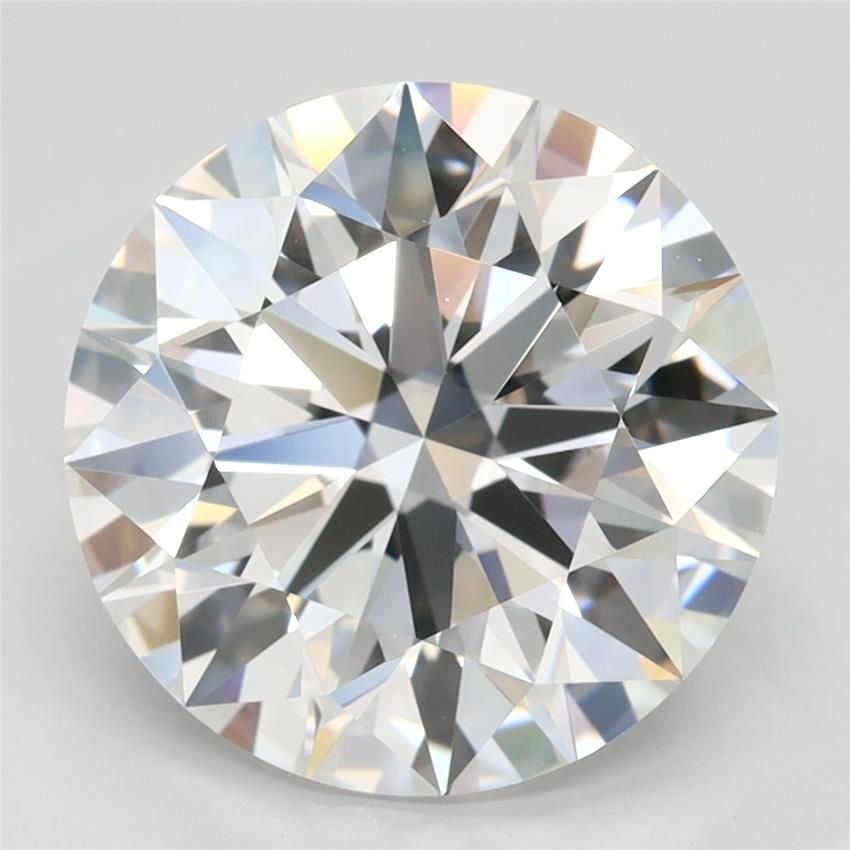 4.11ct D FL Rare Carat Ideal Cut Round Lab Grown Diamond