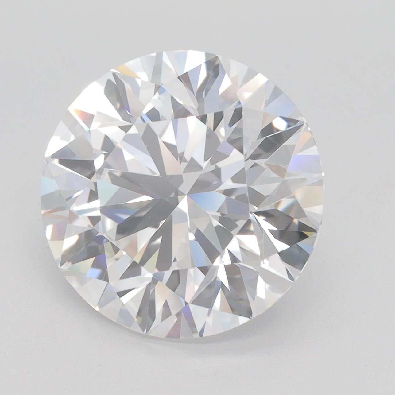 7.21ct E IF Rare Carat Ideal Cut Round Lab Grown Diamond