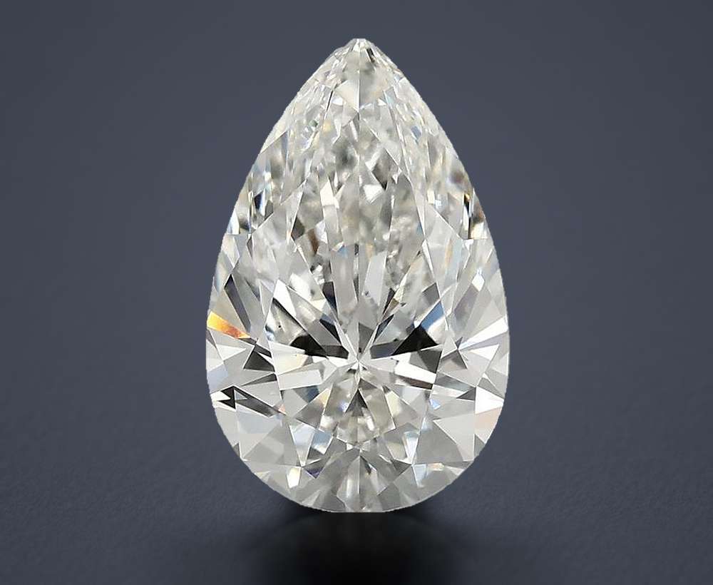 2.83 Carat Pear Lab Diamond