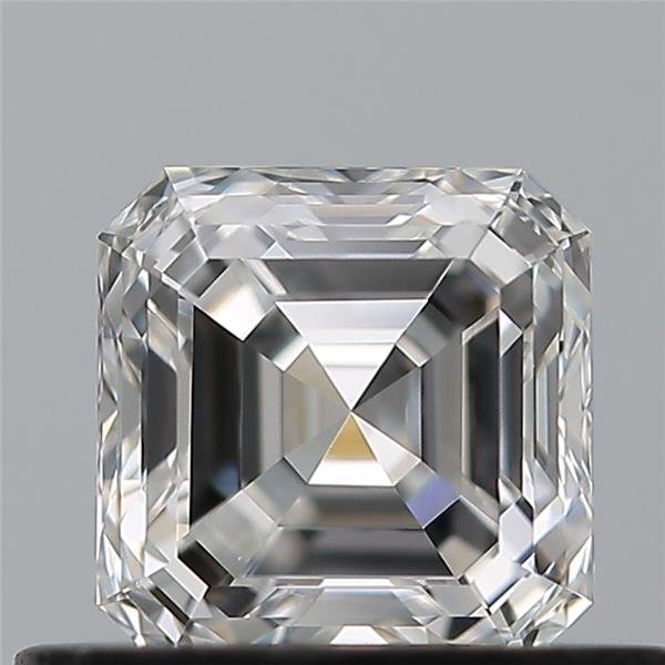 0.54ct F VVS1 Rare Carat Ideal Cut Asscher Diamond