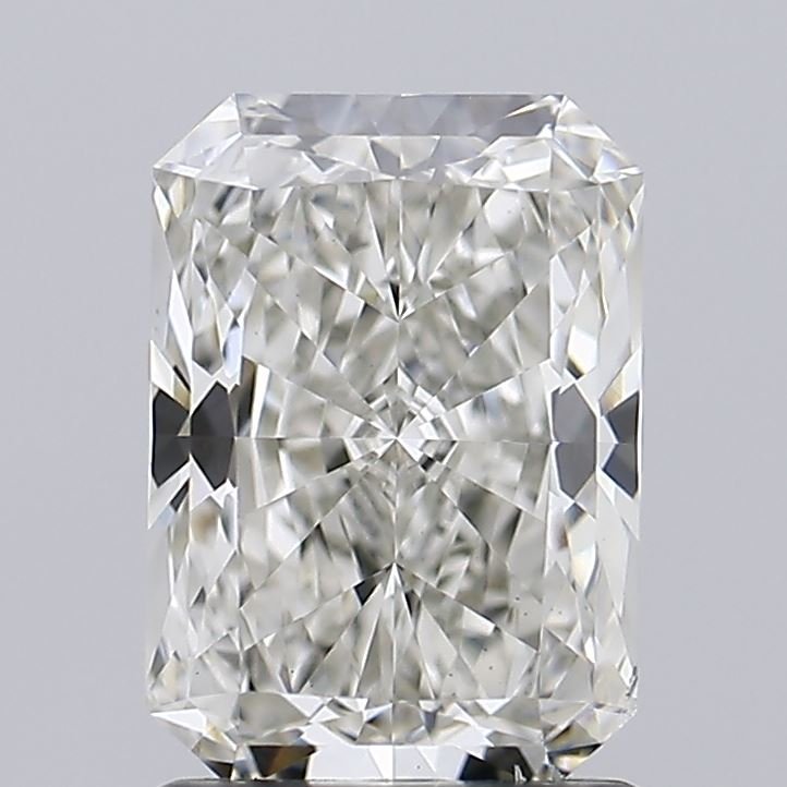 1.67ct H VS2 Rare Carat Ideal Cut Radiant Lab Grown Diamond