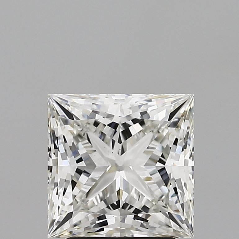 2.45ct H VS2 Rare Carat Ideal Cut Princess Lab Grown Diamond