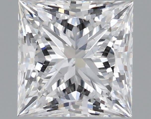 0.96ct E VS2 Rare Carat Ideal Cut Princess Lab Grown Diamond