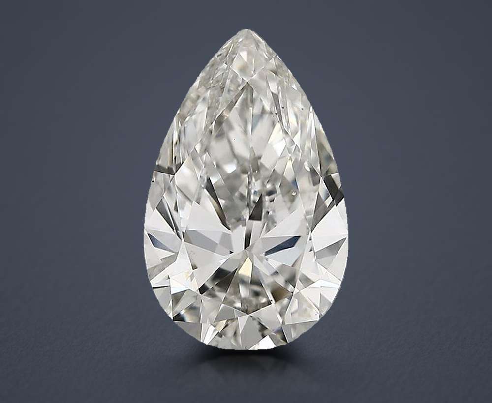 8.01 Carat Pear Lab Diamond