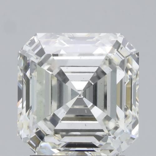 2.27ct H VS2 Rare Carat Ideal Cut Asscher Lab Grown Diamond