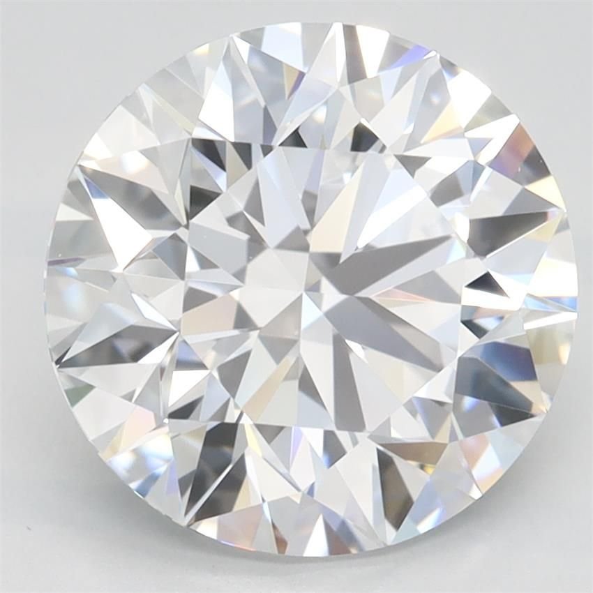 3.37ct D IF Rare Carat Ideal Cut Round Lab Grown Diamond