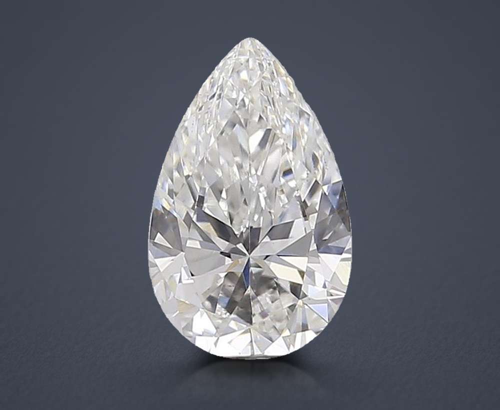 0.56 Carat Pear Lab Diamond